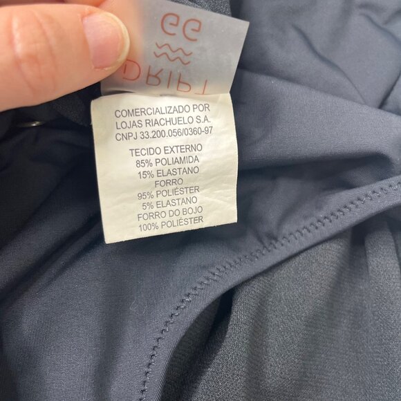 DRIPT One Piece Swimsuit Womens Black Tie Back Halter Neck Size GG / 12 - Picture 7 of 12